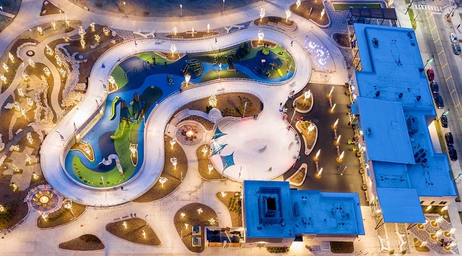 Howard Park from above
